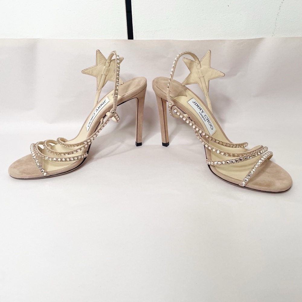 Jimmy Coo Lynn Crystal Stars Heel - Picture 7 of 11